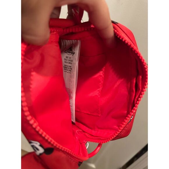 NEW Disney Mickey Mouse Red Crossbody Bag with Mickey Mouse Ears - Picture 3 of 15